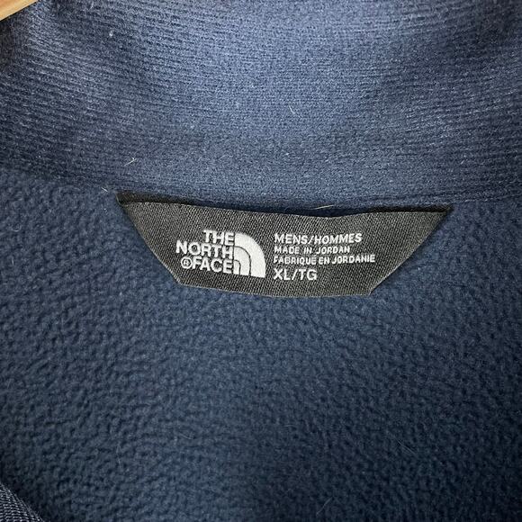 Mens The North Face Blue Skyline Fleece 1/4 Zip Jacket Coat - Size XL - Picture 4 of 7